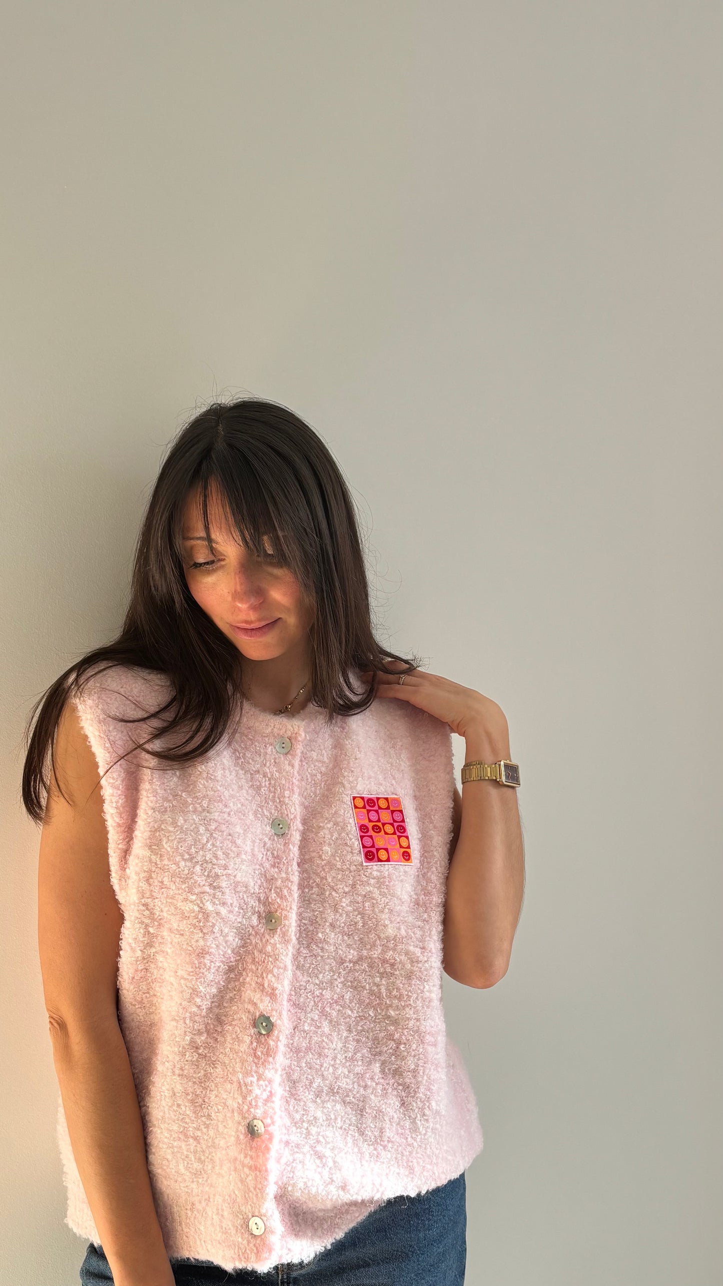 Gilet sans manche LUC - Rose