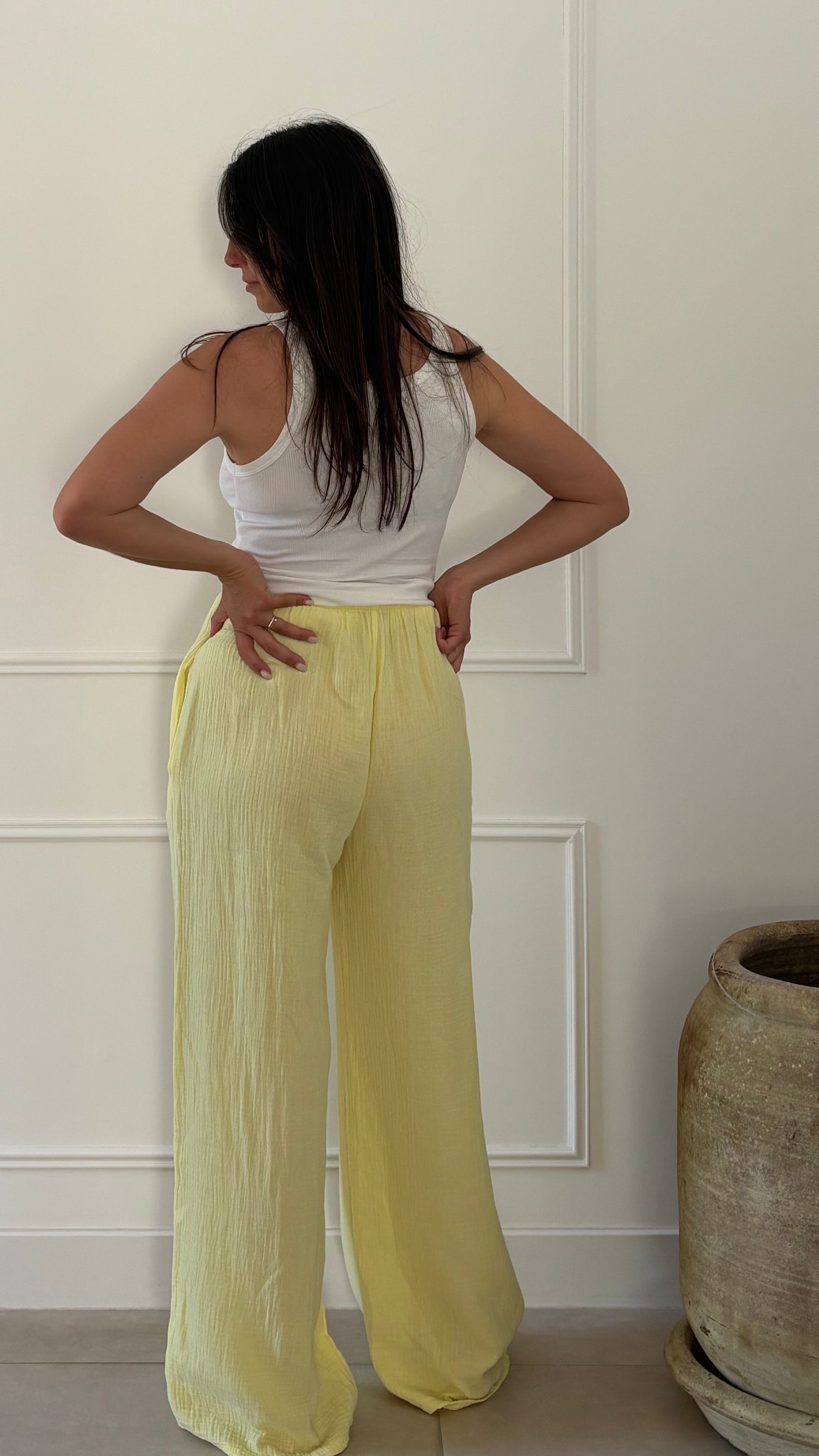 Pantalon MARION - Jaune