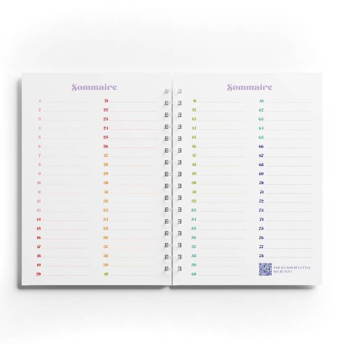 CARNET DE RECETTES - QUARTIER LIBRE