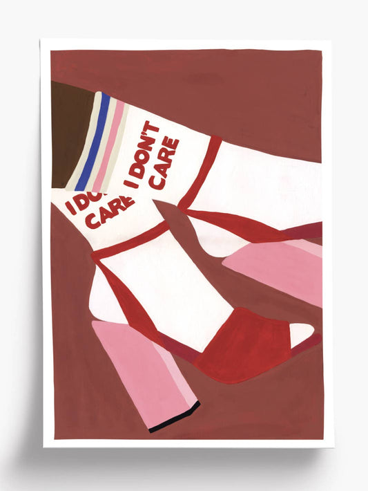 Affiche " I don't care" - TAXI BROUSSE