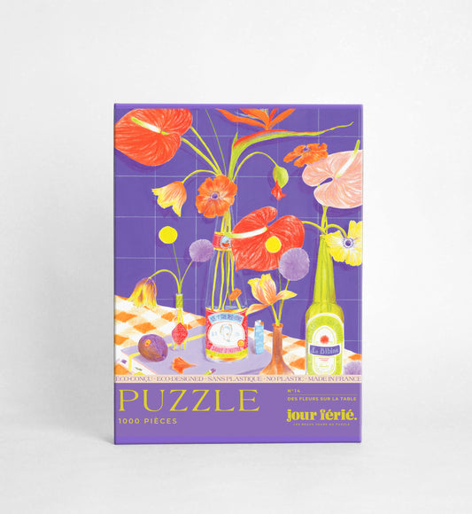 Des fleurs sur la table - JOUR FERIE