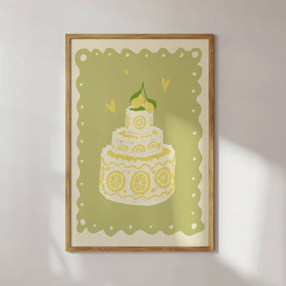 Affiche gâteau au citron - STUDIO DOLCI