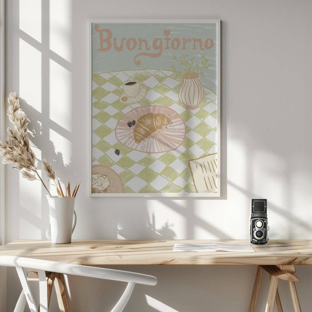 Affiche « BUONGIORNO » - STUDIO DOLCI