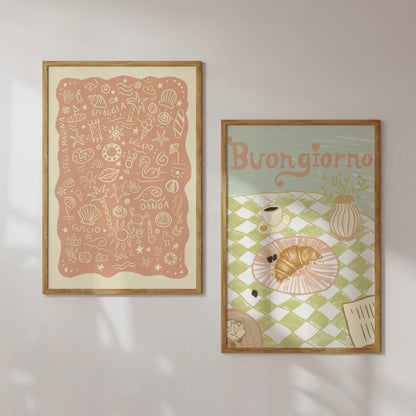 Affiche « BUONGIORNO » - STUDIO DOLCI