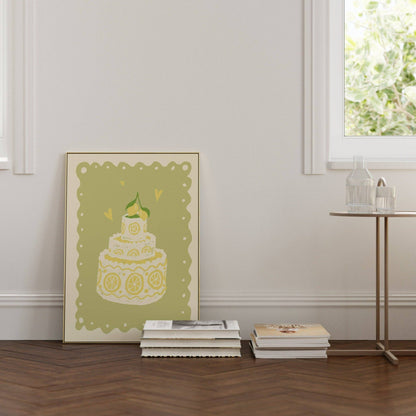 Affiche gâteau au citron - STUDIO DOLCI