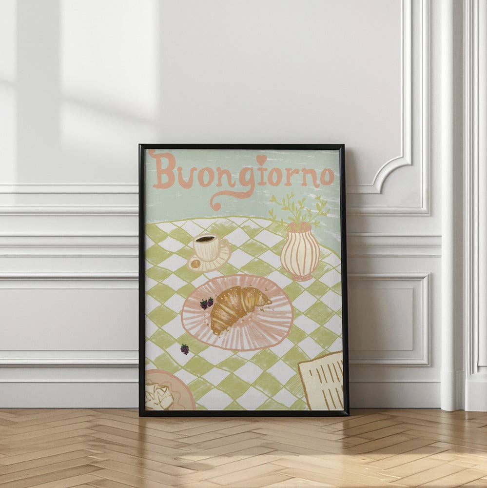 Affiche « BUONGIORNO » - STUDIO DOLCI