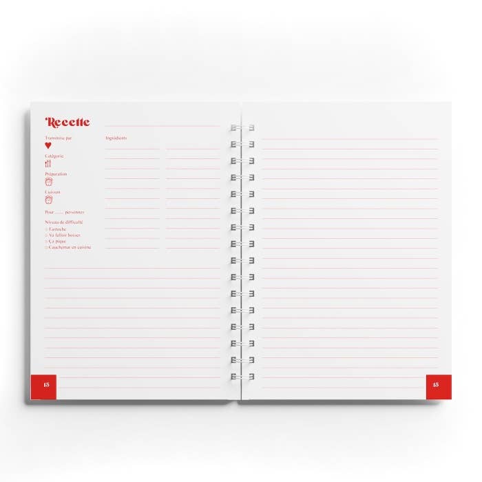 CARNET DE RECETTES - QUARTIER LIBRE