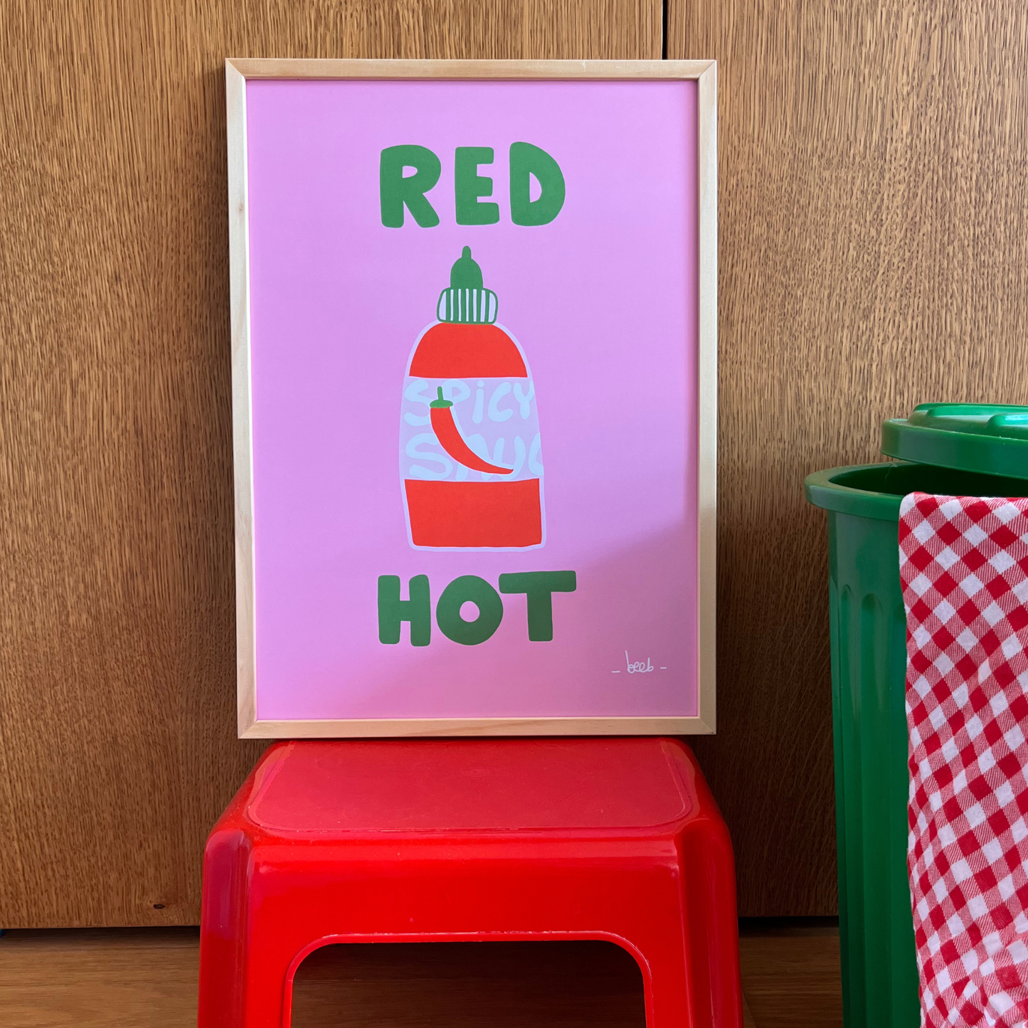 Affiche « Red Hot » - BEEB