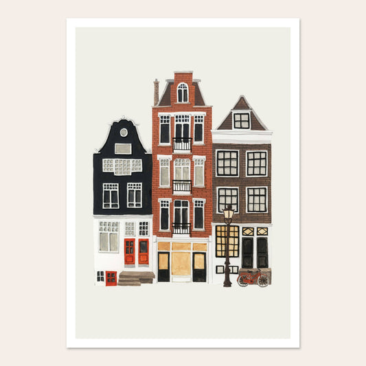 Affiche Amsterdam - MELANIE VOITURIEZ