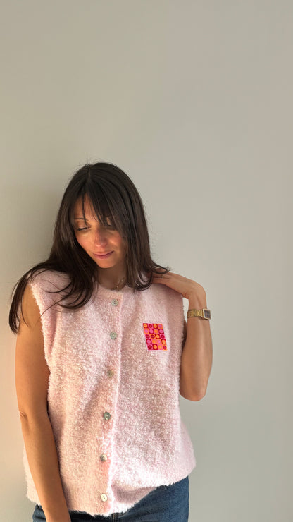 Gilet sans manche LUC - Rose