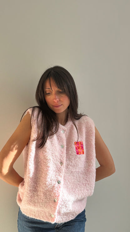 Gilet sans manche LUC - Rose
