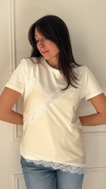 Top BIANCA - Crème