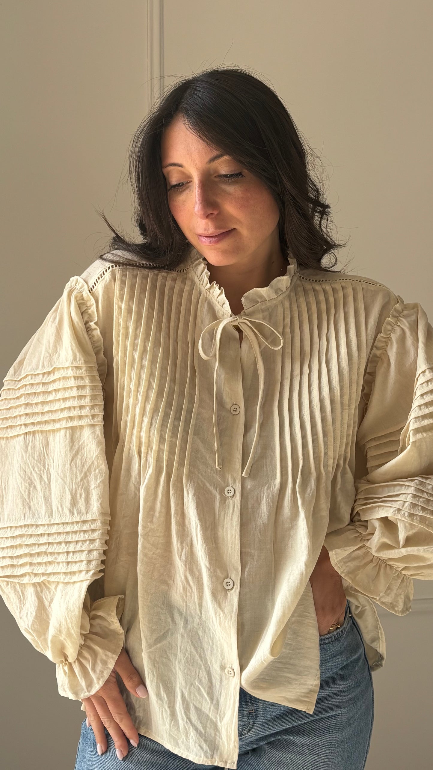 Blouse AGATHE - Beige