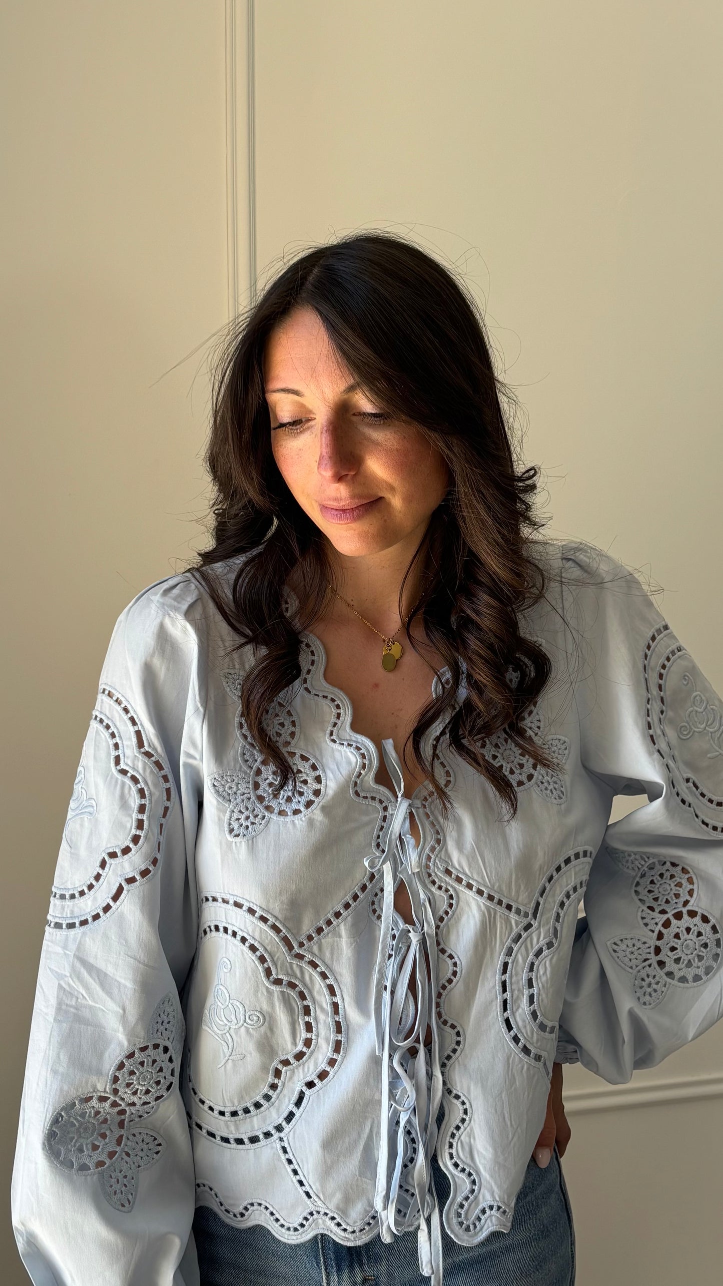 Blouse OLIE - Bleu