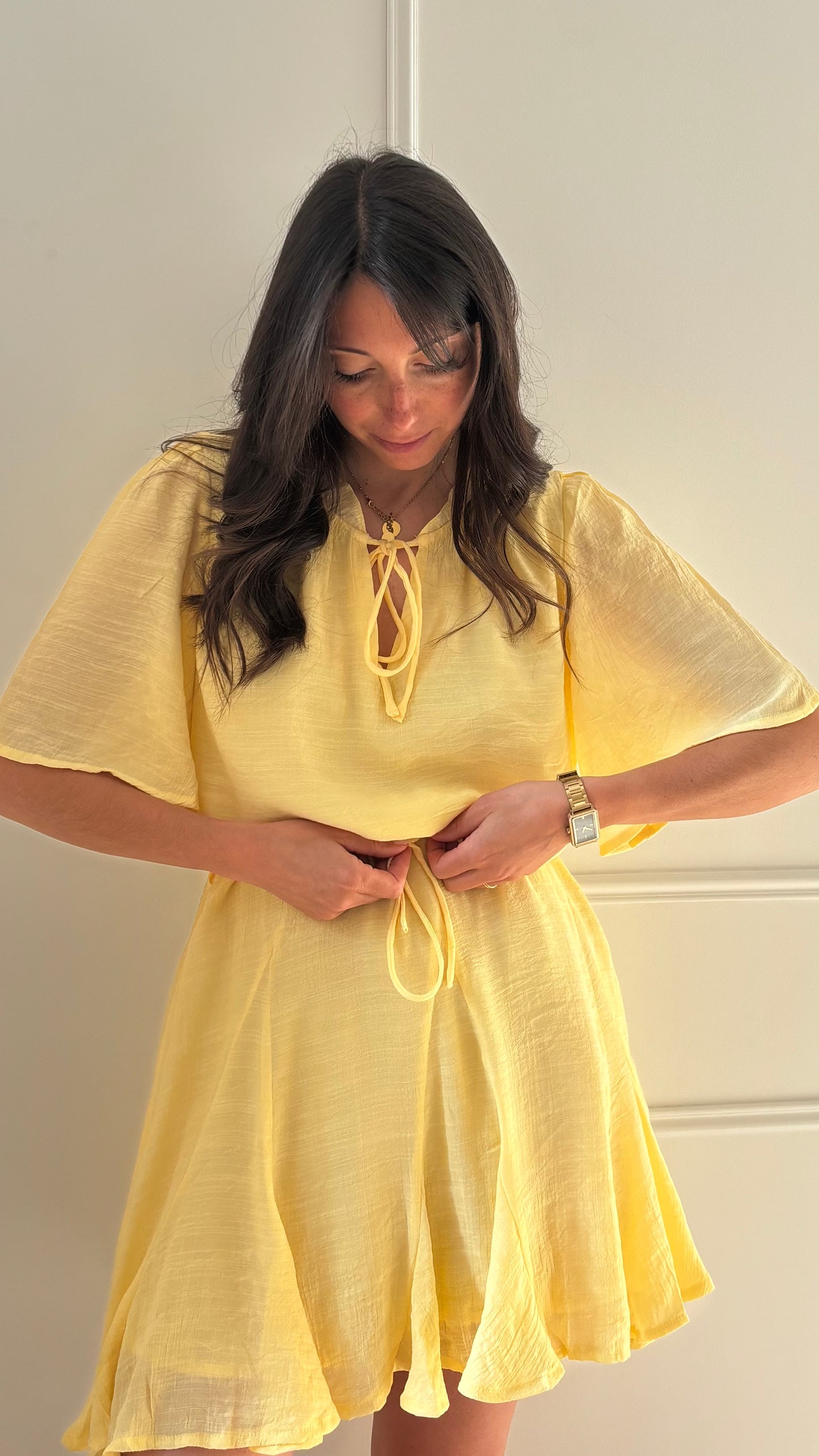 Robe AMANDINE - Jaune