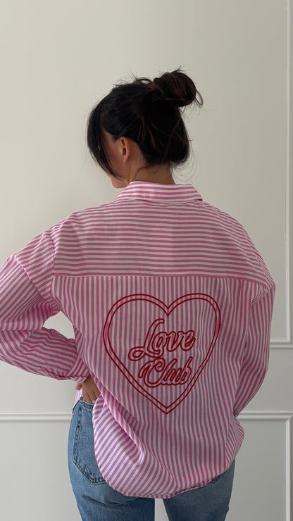 Chemise LOVE - Rose
