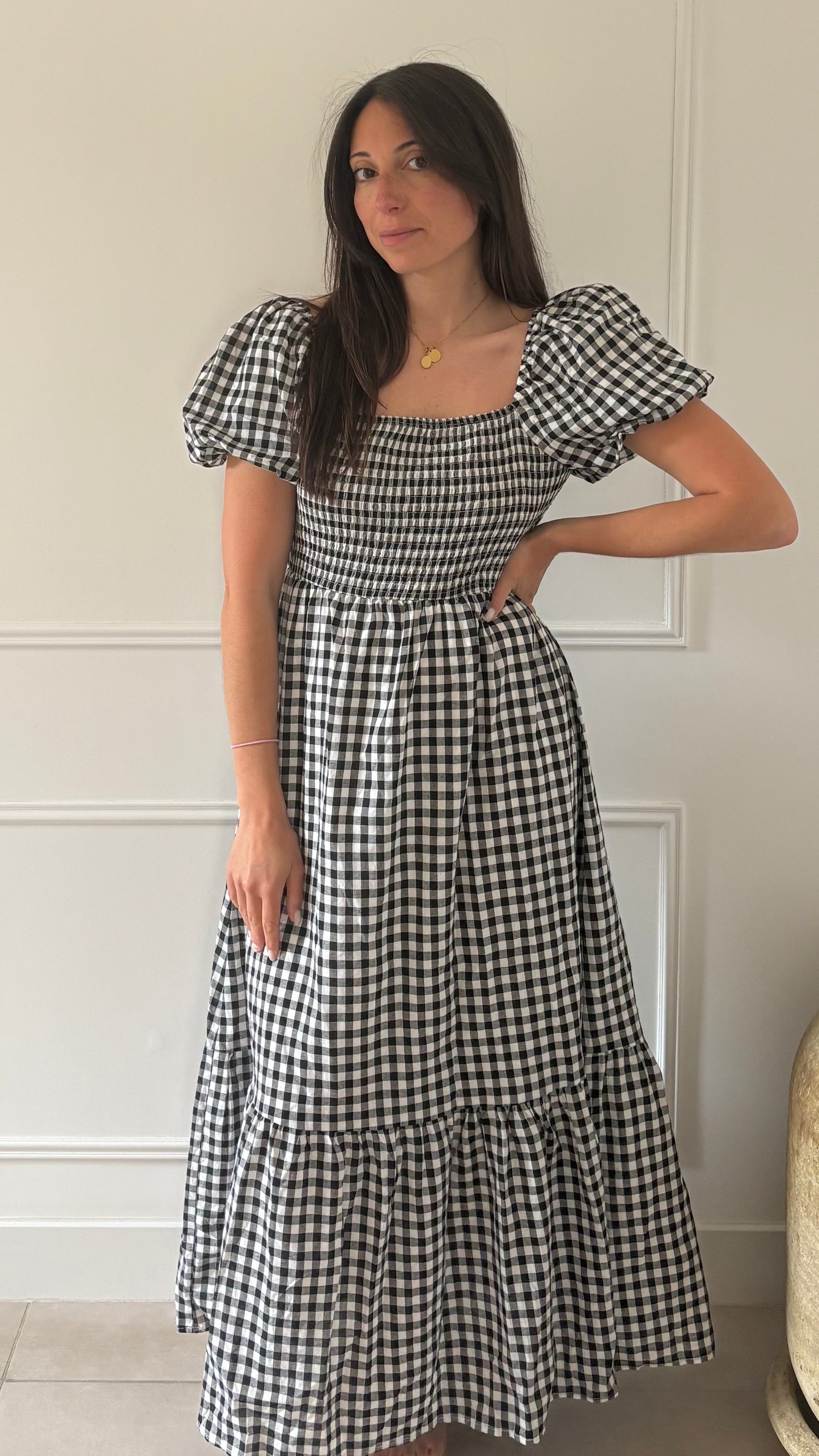 Robe HERMINE - Noir/Blanc
