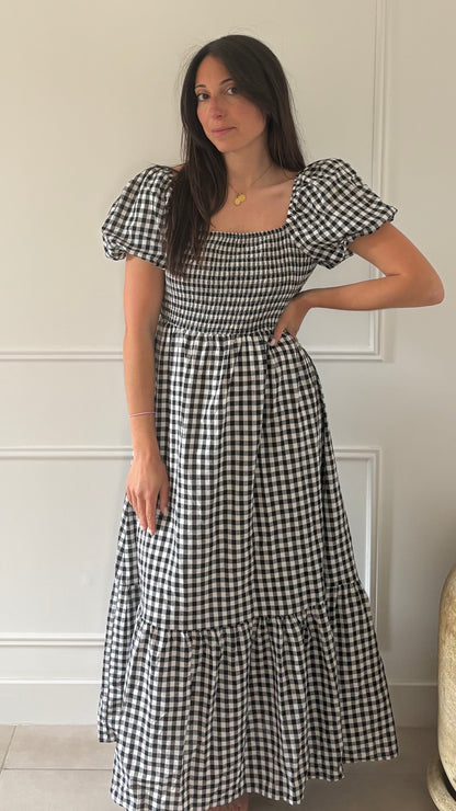 Robe HERMINE - Noir/Blanc