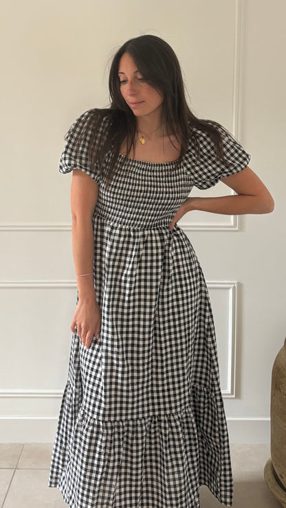 Robe HERMINE - Noir/Blanc