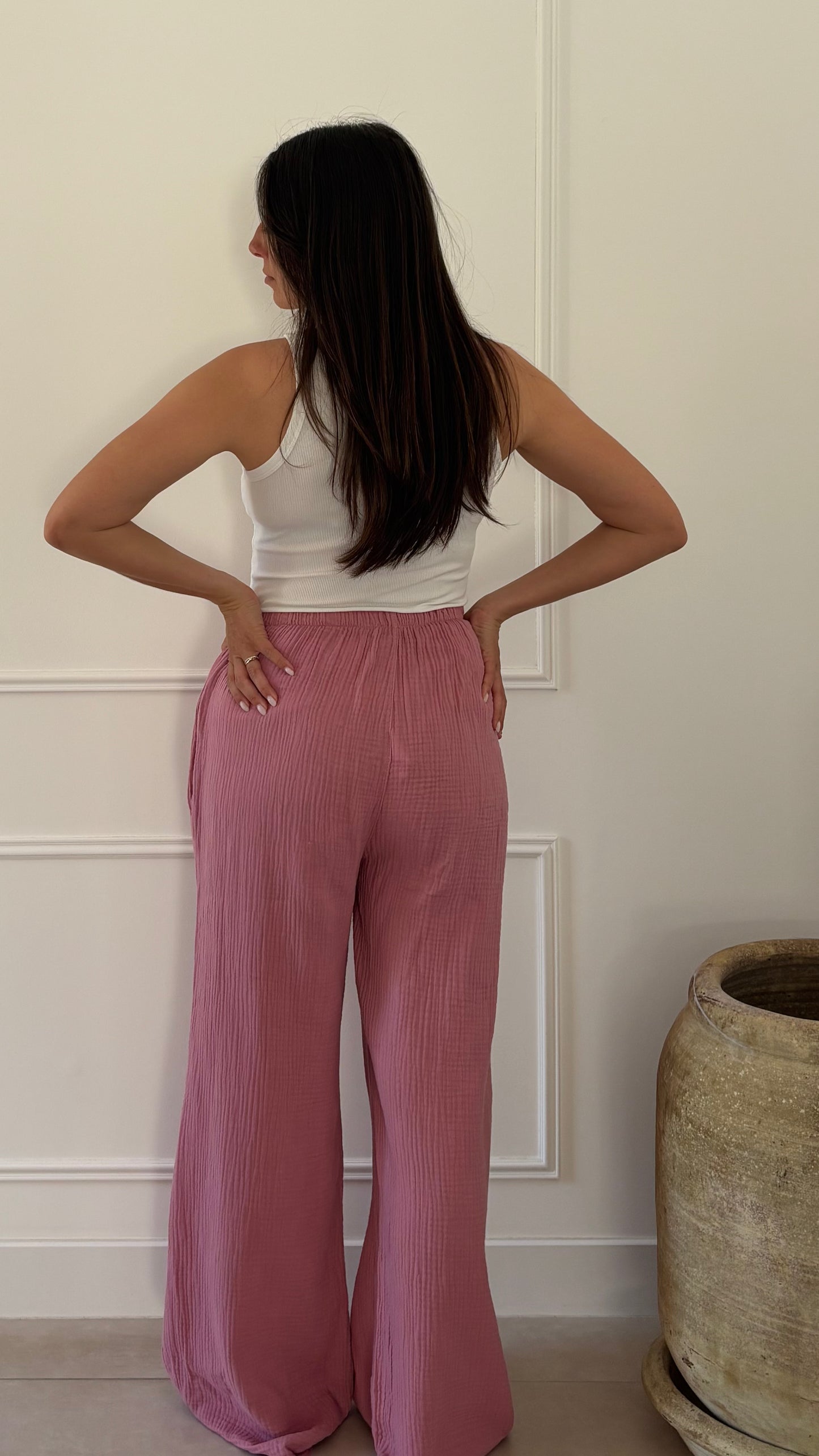 Pantalon MARION - Vieux Rose