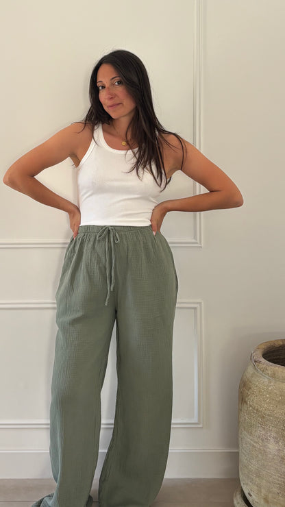 Pantalon MARION - Kaki