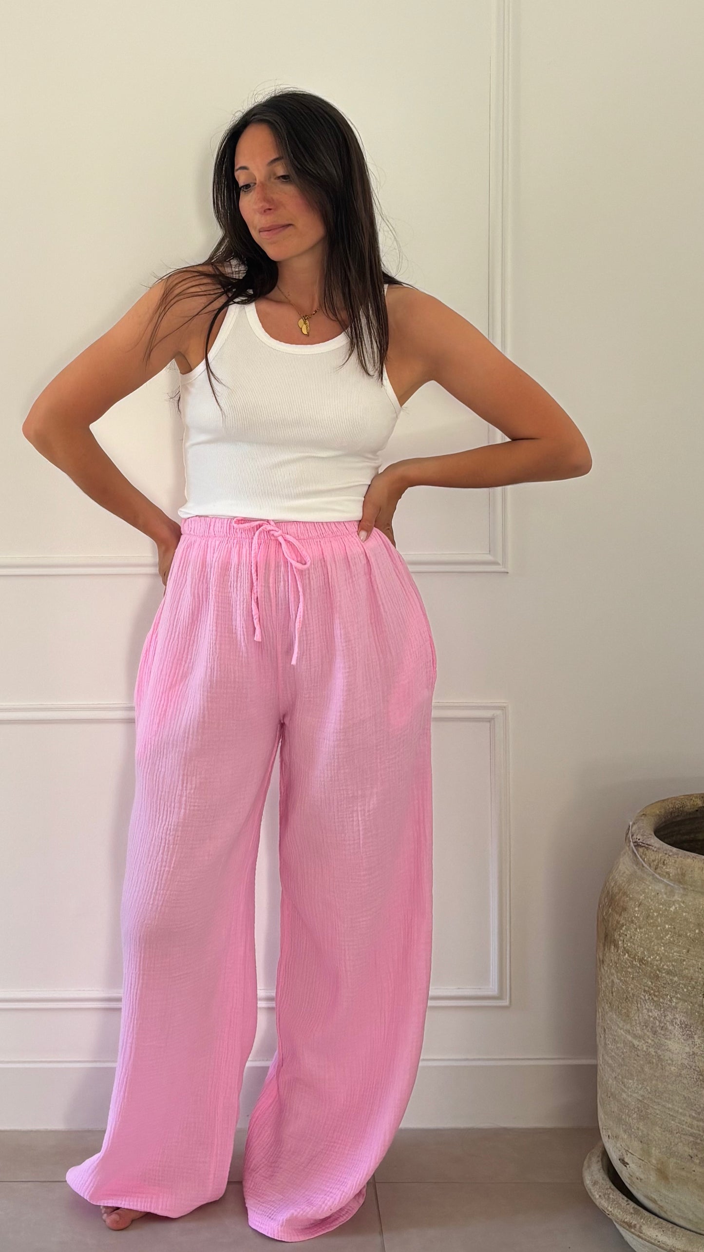 Pantalon MARION - Rose