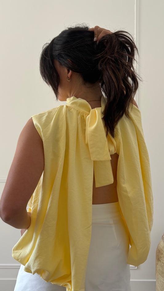 Blouse NINON - Jaune Beurre