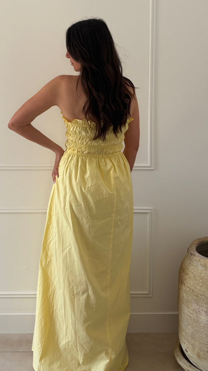 Robe ANDREA - Jaune