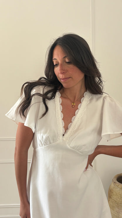 Robe ISAE - Blanche