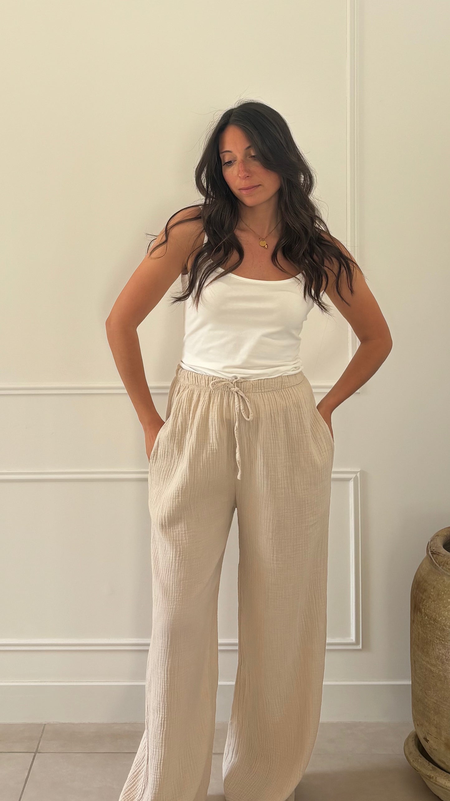 Pantalon MARION - Beige