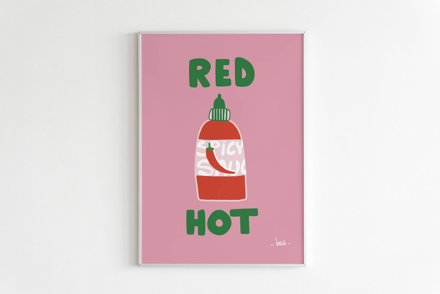 Affiche « Red Hot » - BEEB