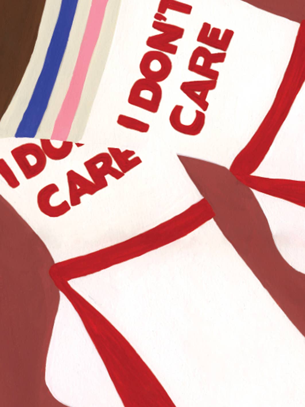 Affiche " I don't care" - TAXI BROUSSE